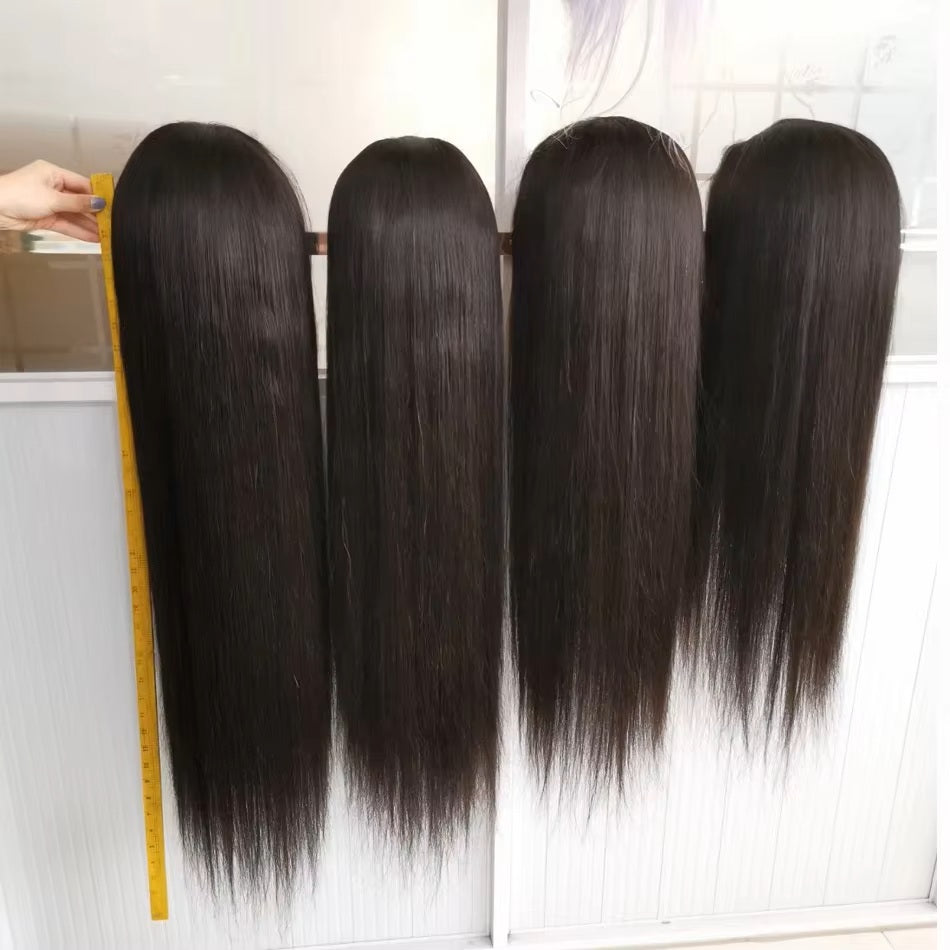 Straight 13x4 HD Lace Frontal Human Hair Wig 180% density