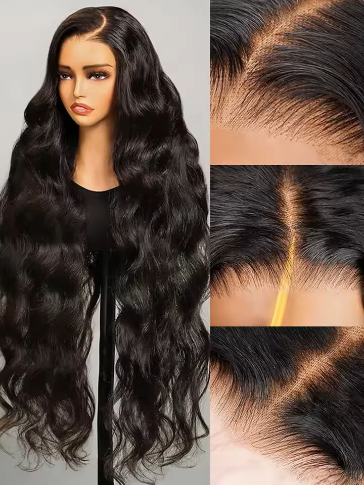 Body Wave 13x4 HD Lace Frontal Human Hair Wig 180% density