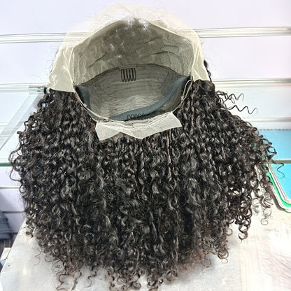 DOUBLE DRAWN PIXIE CURLS 13x4 LACE FRONTAL LUXURY WIG