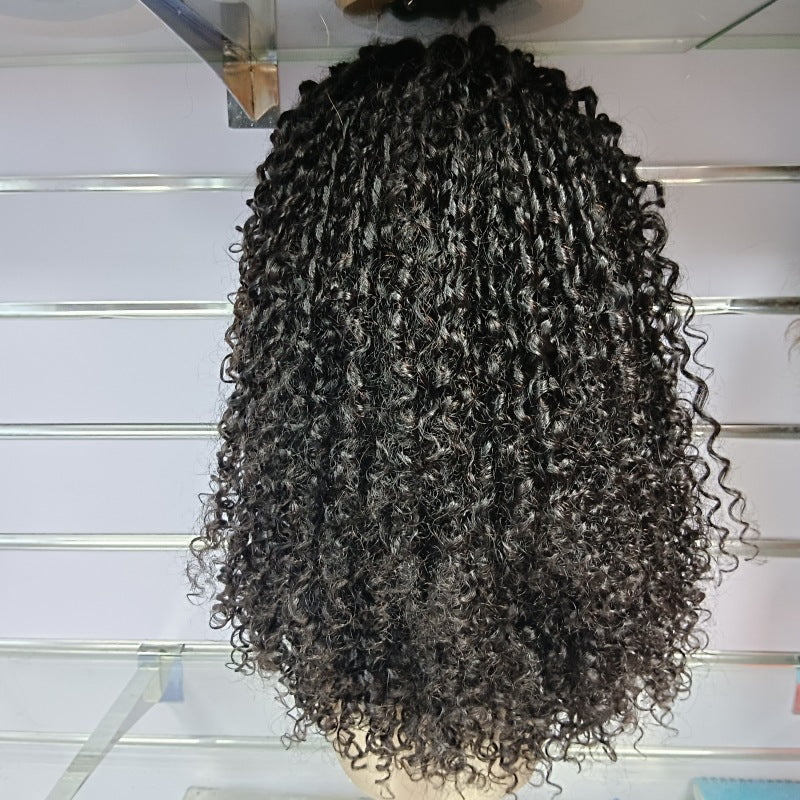 DOUBLE DRAWN PIXIE CURLS 13x4 LACE FRONTAL LUXURY WIG