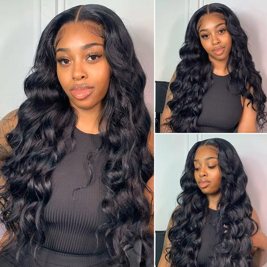 Body Wave 13x4 HD Lace Frontal Human Hair Wig 180% density
