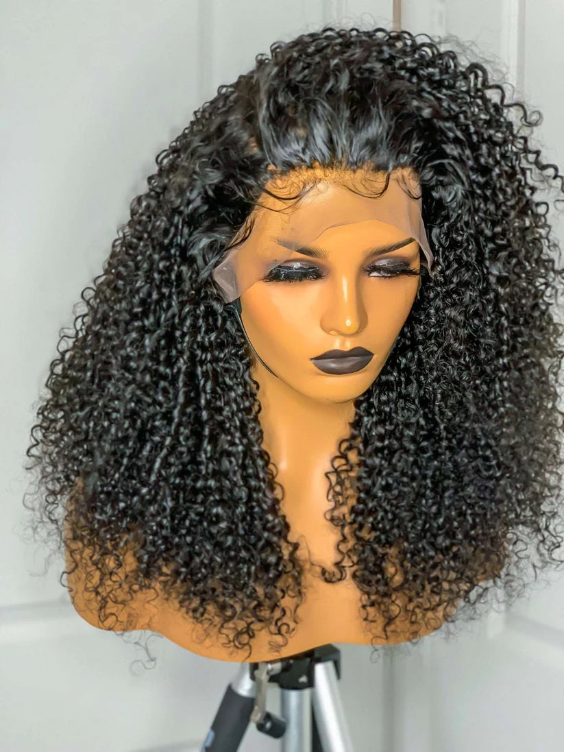 DOUBLE DRAWN PIXIE CURLS 13x4 LACE FRONTAL LUXURY WIG