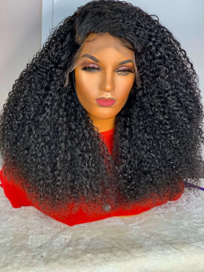 DOUBLE DRAWN PIXIE CURLS 13x4 LACE FRONTAL LUXURY WIG