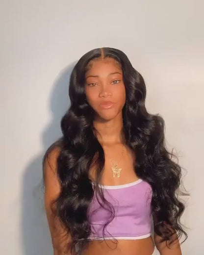 Body Wave 13x4 HD Lace Frontal Human Hair Wig 180% density