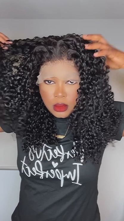 DOUBLE DRAWN PIXIE CURLS 13x4 LACE FRONTAL LUXURY WIG